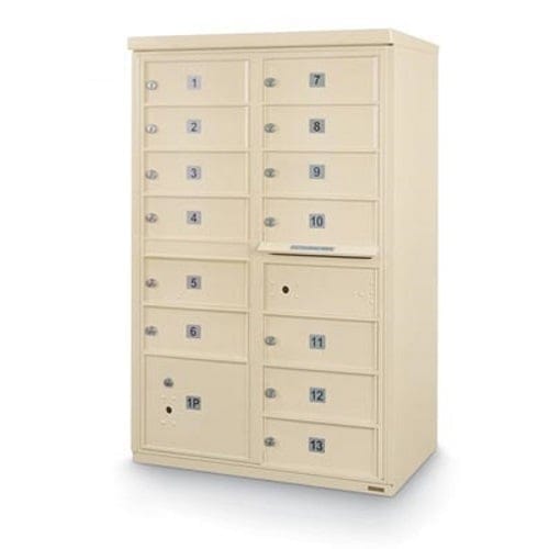 CAD Drawings American Postal Manufacturing Co. 13 Door F-Spec Cluster Box Unit